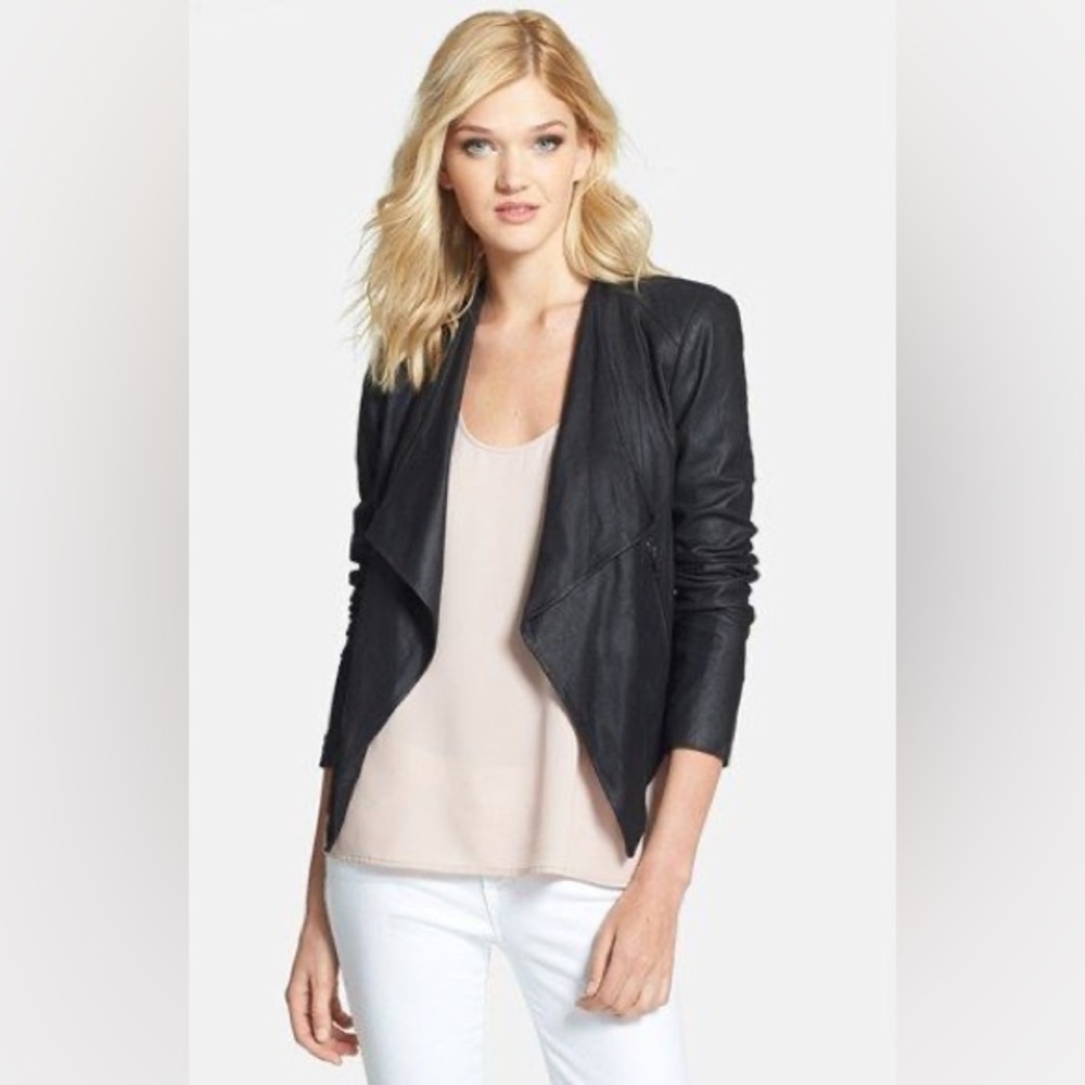 BB Dakota Black Leather Jacket